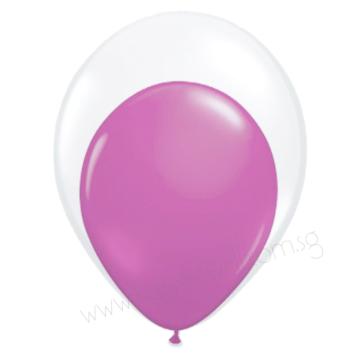 Magenta Balloon In Balloon